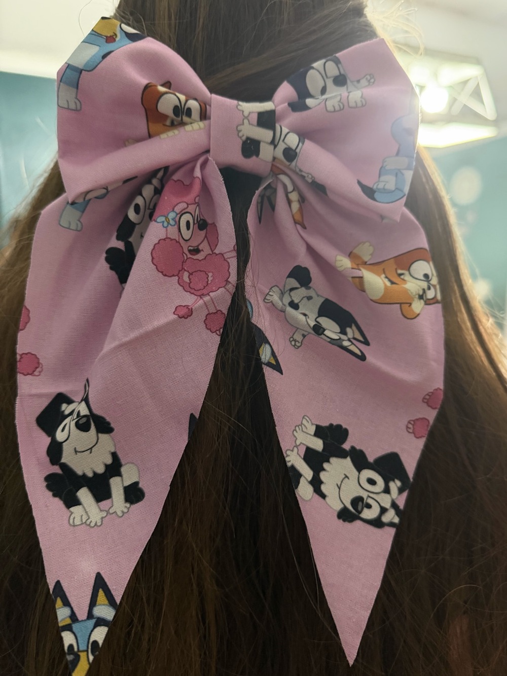Bluey Bow Hair Clip!